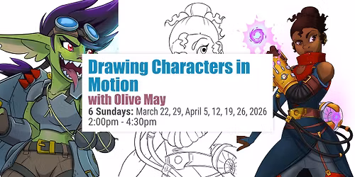 Drawing Characters in Motion with Olive May