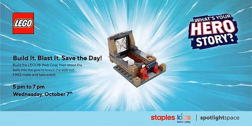 LEGO\u00ae Build It. Blast It. Save the Day! at Staples Store 51