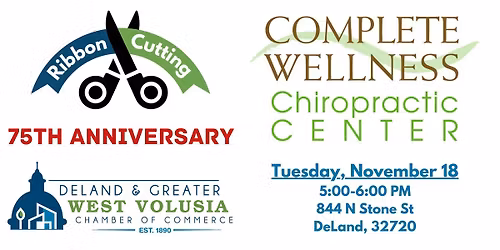Ribbon Cutting | 75th Anniversary for Complete Wellness Chiropractic Center