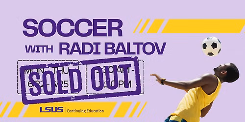 Soccer with Radi Baltov (Ages 10-13)