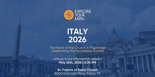 The Heart of the Church: A Pilgrimage Celebrating the Franciscan Jubilee