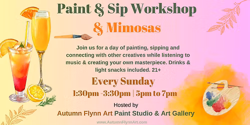 Paint & Sip workshop & Mimosas!