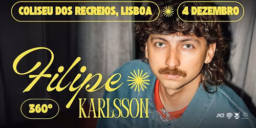 Filipe Karlsson ao vivo no Coliseu de Lisboa