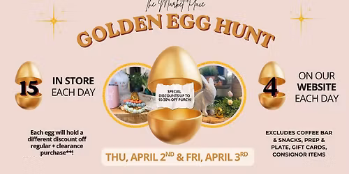 Golden Egg Hunt at The Market Place