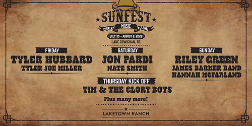 Sunfest Country Music Festival 2026