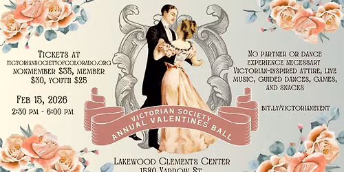 Annual Valentines Ball with the Victorian Society