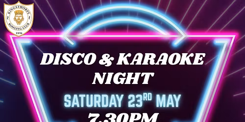 Disco and Karaoke Night