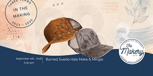 Burned Suede Hat - Make & Mingle 