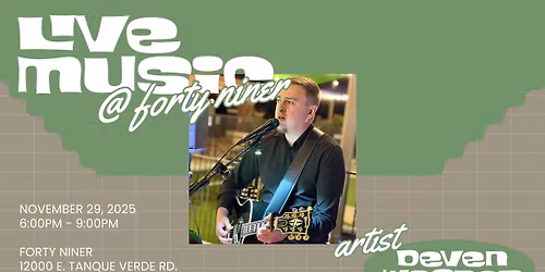 LIVE MUSIC - Deven Wagner