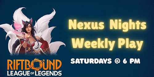 Riftbound Nexus Nights Weekly Play