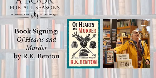 Book Signing: Of Hearts and Murder by R.K. Benton
