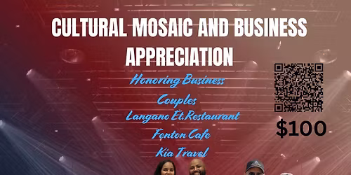 Cultural Mosaic Night Honoring Business Couples and Community leaders