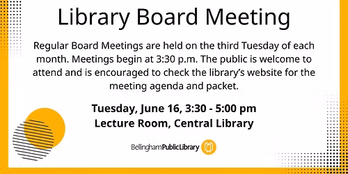 Bellingham Public Library Board Meeting