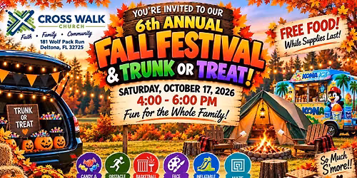 6th Annual Fall Festival & Trunk or Treat