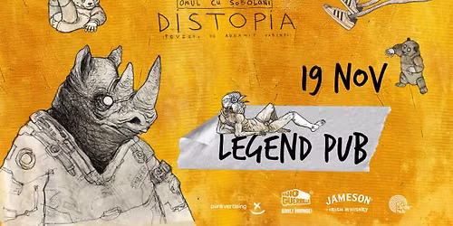 Omul cu Sobolani \u2022 Lansare de album: "Distopia" \u2022 Iasi \u2022 Legend Pub \u2022 19 noiembrie