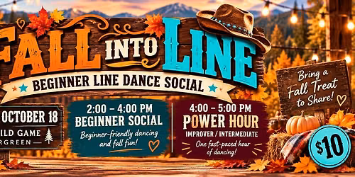 FALL INTO LINE - BEGINNER FRIENDLY LINE DANCE SOCIAL!