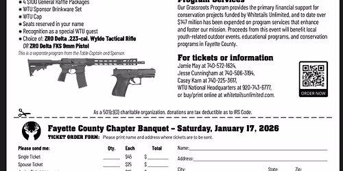 Whitetails Unlimited Banquet