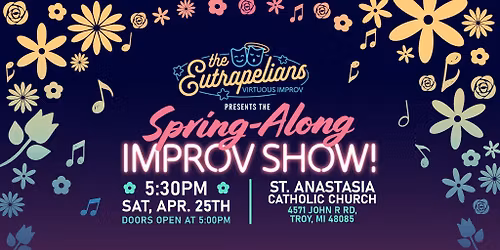 \ud83c\udf37 SPRING-ALONG \ud83c\udfb5 IMPROV SHOW! | Catholic & Clean Comedy Night