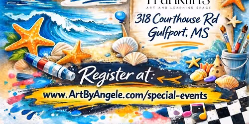 Coastal Art Camp-ages 7-12 @ Franklin\u2019s Art & Learning Space