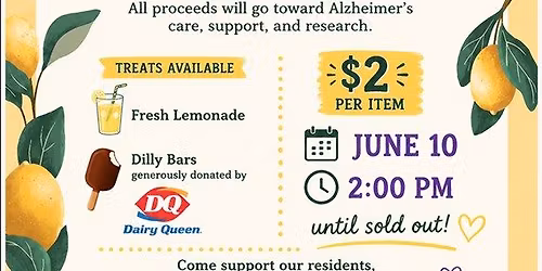 Lemonade Stand Fundraiser 