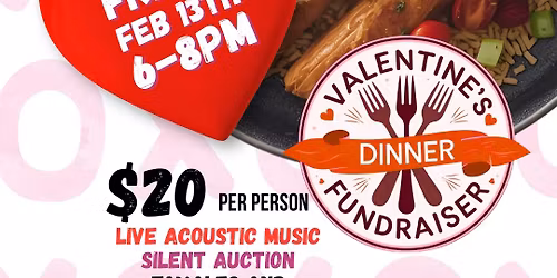 Valentines Fundraiser Dinner - SAVE THE DATE