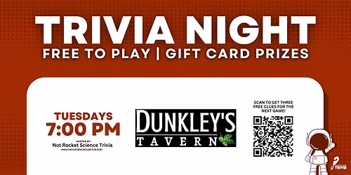Trivia Night at Dunkley's Tavern Addison