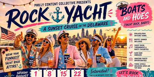 \ud83d\udee5\ufe0f ROCK THE YACHT \ud83d\udee5\ufe0f A Sunset Cruise on the Delaware