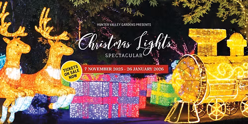 Christmas Lights Spectacular at Hunter Valley Gardens