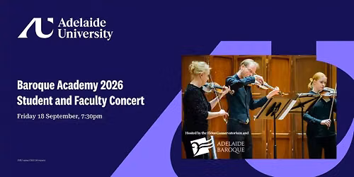 Baroque Academy 2026 \u2013 Student and Faculty Concert