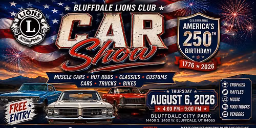 Bluffdale Lions Club Car Show & Fundraiser