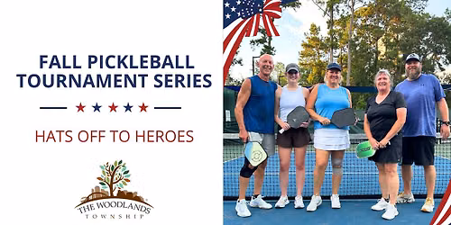 Fall Pickleball Tournament - Hats off to Heroes