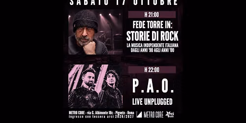 Storie di Rock + P.A.O. live (art rock)