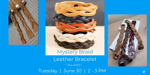 Mystery Braid Leather Bracelet
