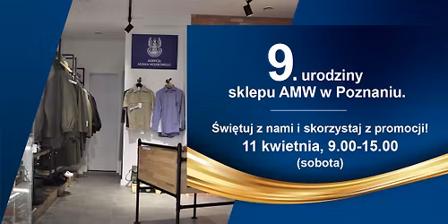 9. urodziny sklepu AMW w Poznaniu