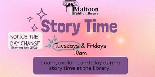 Story Time (Tuesdays, 10am)