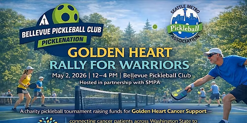 Golden Heart Rally for Warriors \u2014 Pickleball Tournament & Fundraiser
