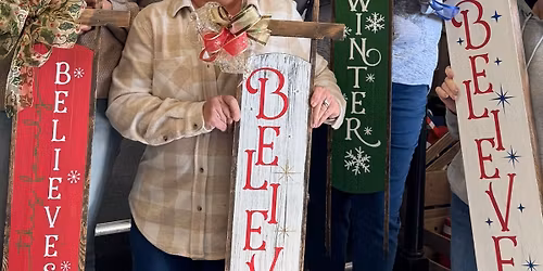 December 20th, 2-5, Painted Sled Workshop w\/ Marlene Lusk