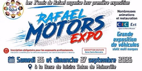 Rafael Motors Expo 2026 - Septembre en Or
