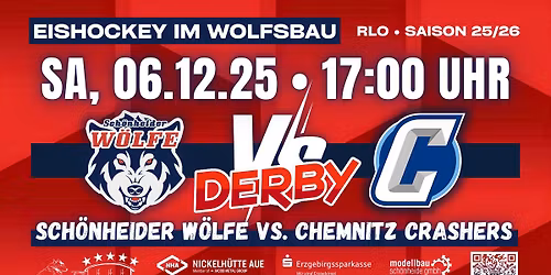 DERBY \u2022 Sch\u00f6nheider W\u00f6lfe vs. Chemnitz Crashers