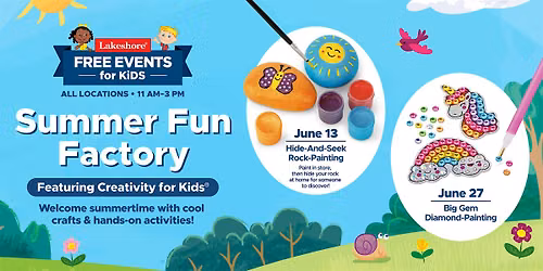 Free Kids Event: Summer Fun Factory Feat. Creativity for Kids\u00ae (Scarsdale)