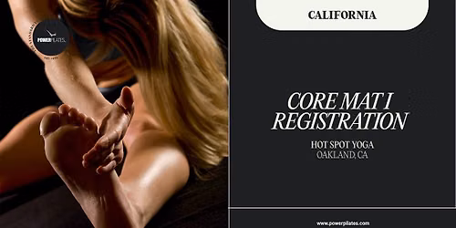 PILATES CERTIFICATION COURSE: Core Mat I in Oakland, California