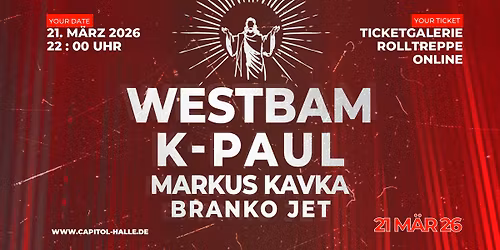 WESTBAM, K-PAUL, MARKUS KAVKA, BRANKO JET \u2013 God save the Rave -