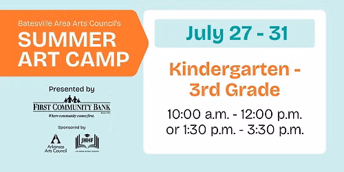 BAAC Summer Art Camp: K - 3rd Grade