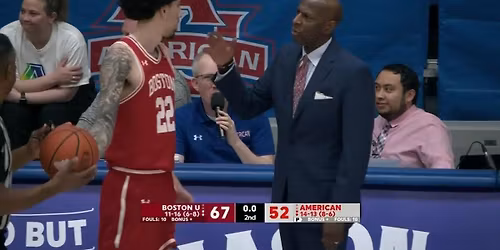 Boston University Terriers at American Eagles Basketball at Bender Arena