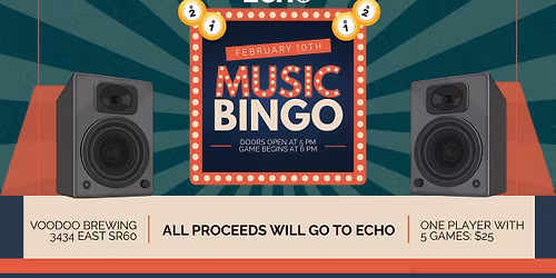 Music Bingo Night at Voodoo Brewing Co