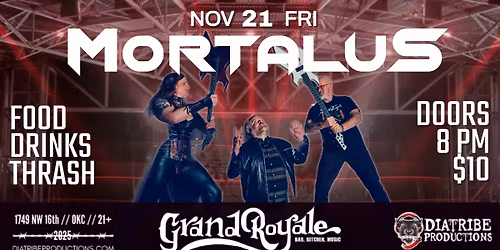 Mortalus with LETR and Brain Rot at the Grand Royale in OKC