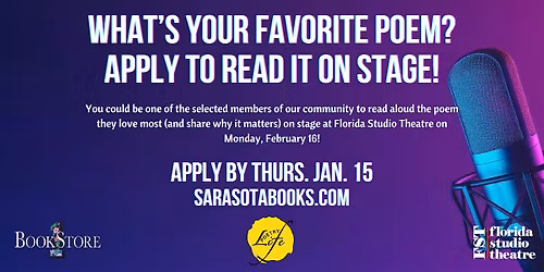 What's Your Favorite Poem? Apply To Read It On Stage!