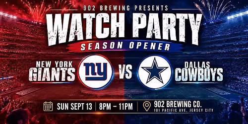 NFL Season Opener 2026: New York Giants vs. Dallas Cowboys