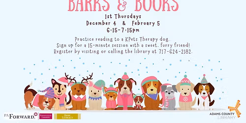 Barks & Books: Read to a Therapy Dog