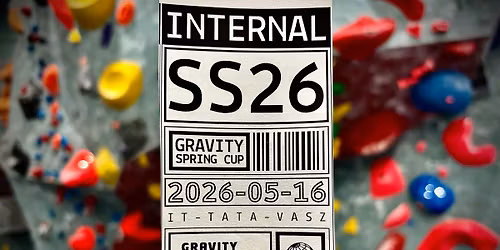 Gravity Spring Cup 2026 Amat\u0151r \u00e9s Profi boulderverseny